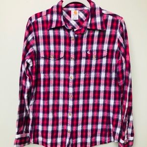 Carhartt Womens Plaid Flannel Shirt Size Small